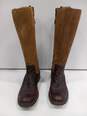 Women's Brown Leather Born Size 7.5 Boots image number 1