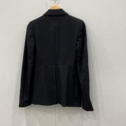 Gucci Womens Black Long Sleeve Notch Lapel Two Button Blazer Size 40 With COA alternative image
