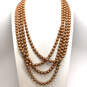 Designer Joan Rivers Two-Tone Multi Strand Freshwater Pearl Necklace image number 1