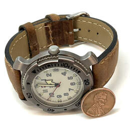 Designer Swiss Army Silver-Tone Dial Adjustable Strap Analog Wristwatch alternative image