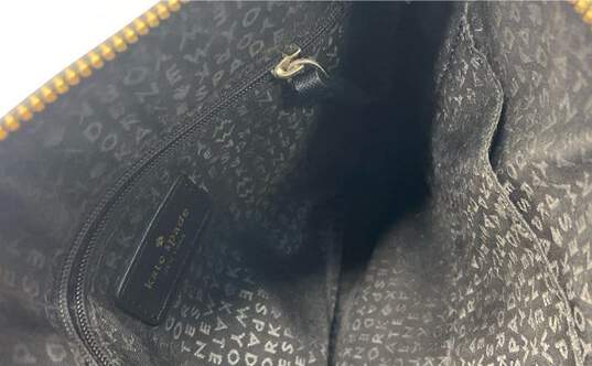 Kate Spade Black Leather Zip Crossbody Bag image number 5