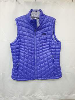 Wm The North Face Thermoball Violet Eco Vest Sz L/G