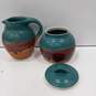 6pc. Handcrafted 3D Drip Glazed Pottery Bundle image number 3