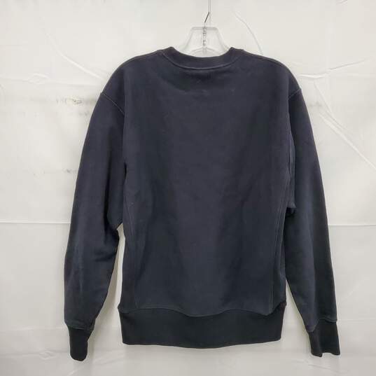Champion Reverse Weave MN's Black Long Sleeve Pullover Size M image number 2