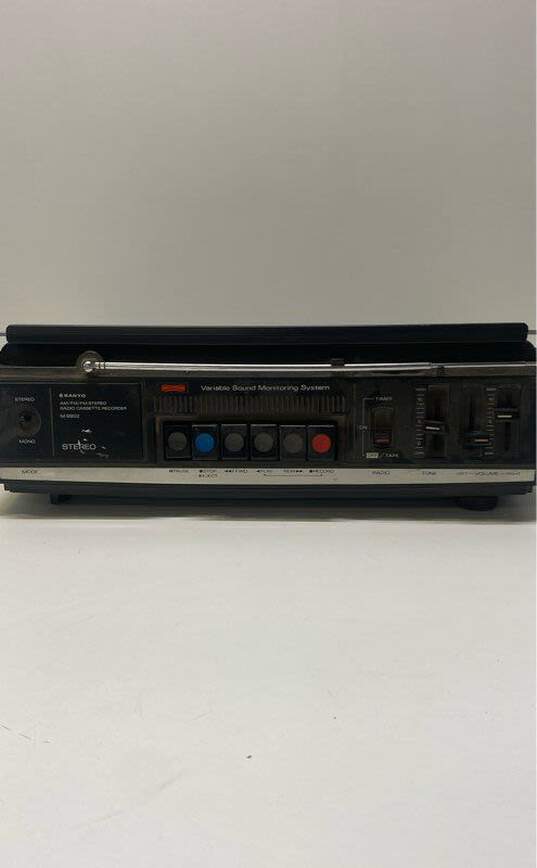 Sanyo AM/FM Stereo Radio Cassette Recorder M-9902-SOLD AS IS, UNTESTED image number 6