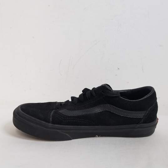 Vans Old Skool Nubuck Black Shoes Size Men 5 Women 6.5 image number 2