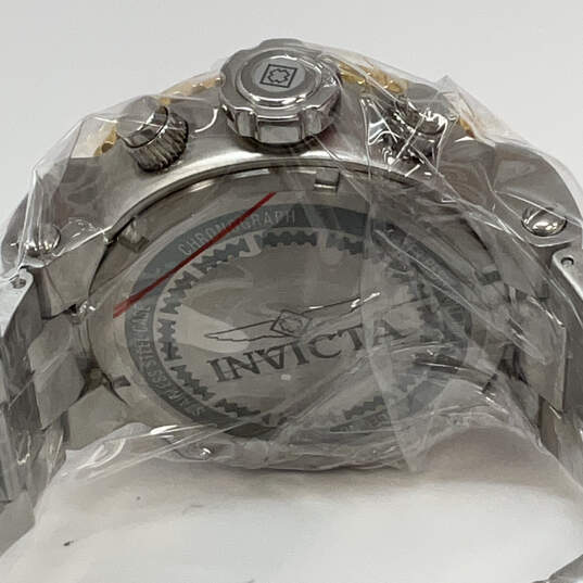 Designer Invicta Pro Diver Two-Tone Chronograph Analog Wristwatch With Box image number 4