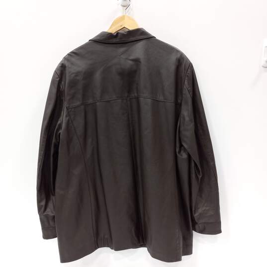 Men’s Vintage Vera Pelle Leather Jacket Sz 50EU/40US image number 5