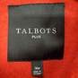 Talbots Women Red Wool Coat Sz 14W NWT image number 1
