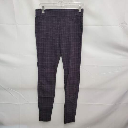 Simply Vera Wang Ankle High Skinny Gray Plaid Pants Size SM image number 1
