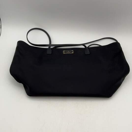 Kate Spade New York Women Black Double Handle Inner Zip Pocket Tote Bag Purse image number 1