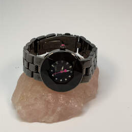 Designer Betsey Johnson BJ00402-03 Black Strap Round Dial Analog Wristwatch
