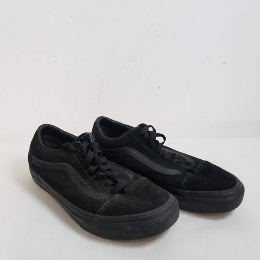 Vans Old Skool Nubuck Black Shoes Size Men 5 Women 6.5 image number 3