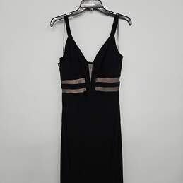 Black Sheath Long Formal Evening Sleeveless Dress