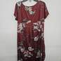 Ekouaer Brown Floral  Casual Loose Pocket Long Dress image number 2