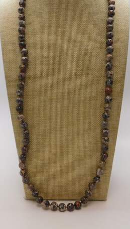 Artisan Hand Knotted Jasper Beaded Necklaces alternative image