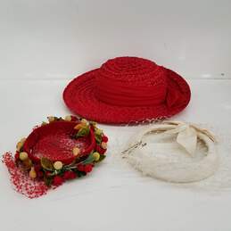 Assortment of Vintage Hats x3