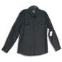 NWT Womens Black Long Sleeve Spread Collar Flap Pocket Button-Up Shirt Size XXL image number 1