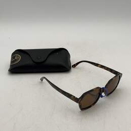 Ray-Ban Womens Peepers Brown Black Polarized Square Sunglasses w/ Case