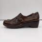 Women's Clarks Brown Dress Shoes Size 8 image number 3