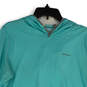 Womens Blue Long Sleeve Thumb Hole Activewear Pullover Hoodie Size Small image number 3