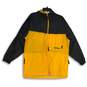 Columbia Sportswear Company Womens Yellow Black Packable Hooded Rain Jacket Sz M image number 1