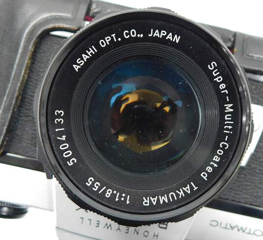 Honeywell Pentax Spotmatic 35mm Film Camera W/Super-Takumar 55mm Lens image number 2