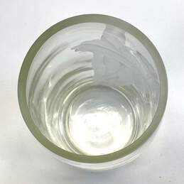 Dorothy Thorpe Mid Century Large Crystal Glass Art Vase 12.5 inch Tall alternative image