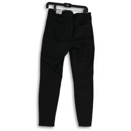 NWT White House Black Market Womens Black Denim Mid-Rise Jegging Jeans Size 6 alternative image