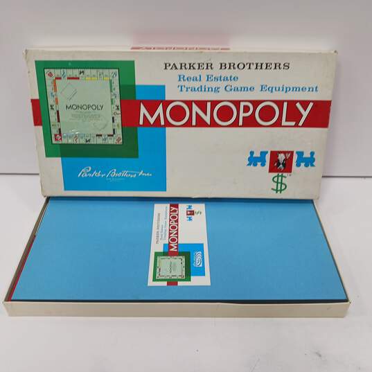 Vintage Parker Brothers Monopoly Board Game IOB image number 4