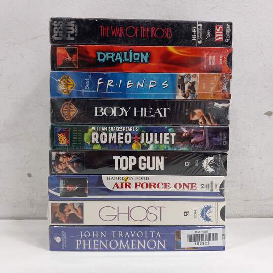 VHS Tapes Action & Adventure Movies Assorted 9pc Lot image number 3