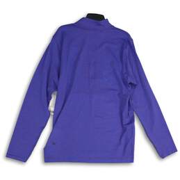 NWT Lululemon Womens Purple Mock Neck Long Sleeve Activewear T-Shirt Size XL alternative image