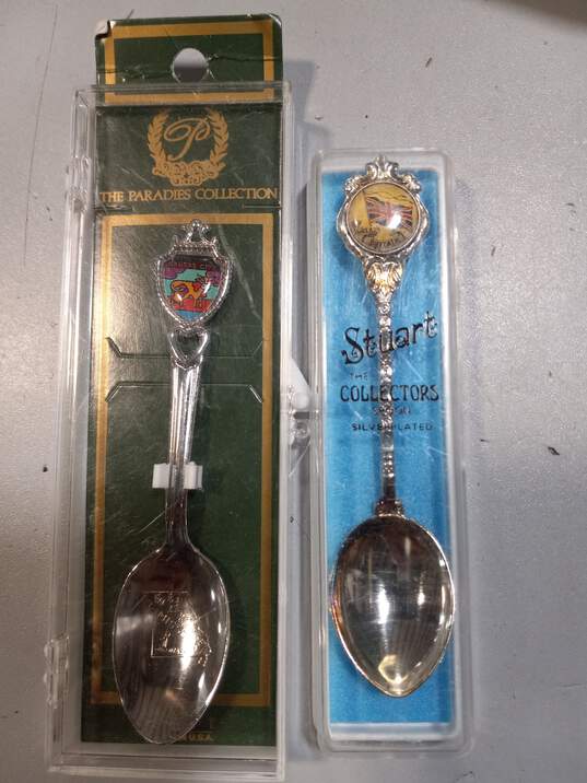 Collectible Souvenir Mini Spoons Assorted 61pc Lot image number 6
