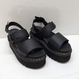 Dr. Martens Voss Women's Leather Strap Platform Sandals Size 6