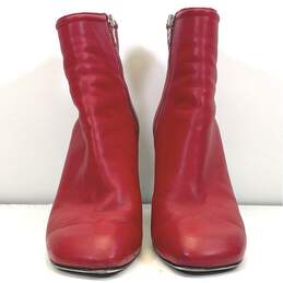 Rag & Bone Leather Ellis Ankle Boots Red 8.5 alternative image