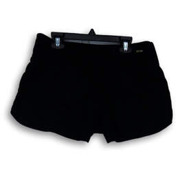 Womens Black Flat Front Elastic Waist Pull-On Athletic Shorts Size Medium alternative image