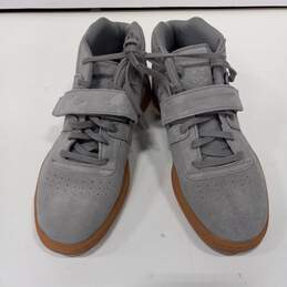 Reebok Men's Grey/Gum Mid Lace-Up Sneakers Size 10.5 alternative image