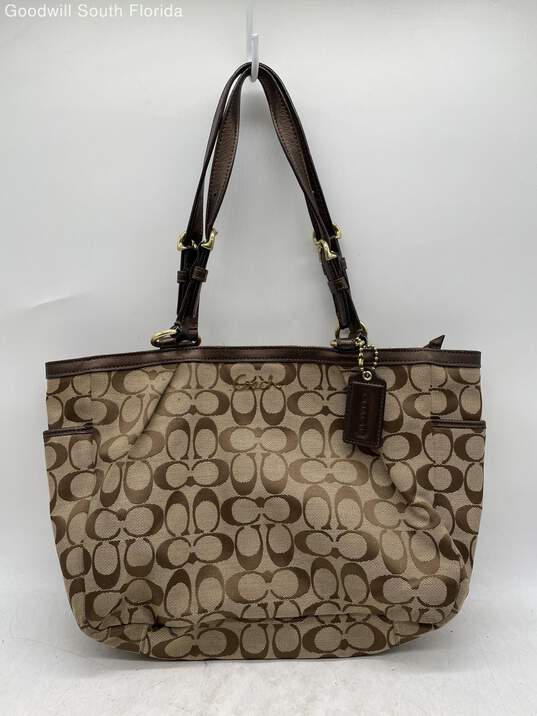 Coach Womens Brown Pattern Bag image number 1