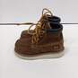 Timberland Men's Pro345 A6301 Brown Nubuck Alloy Toe Boots Size 3.5W image number 3