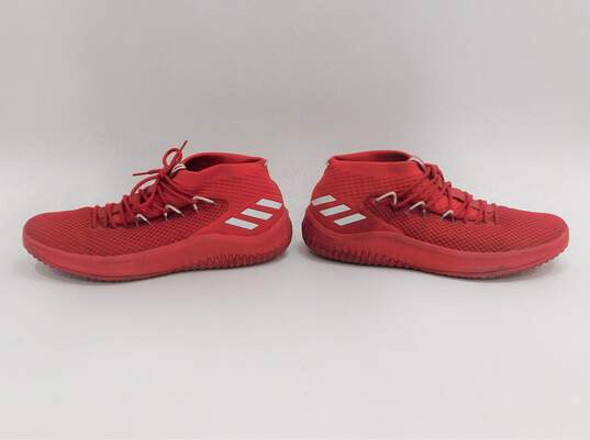 Adidas Dame 4 Lillard Scarlet Red White Men's Shoe Size 19 image number 5