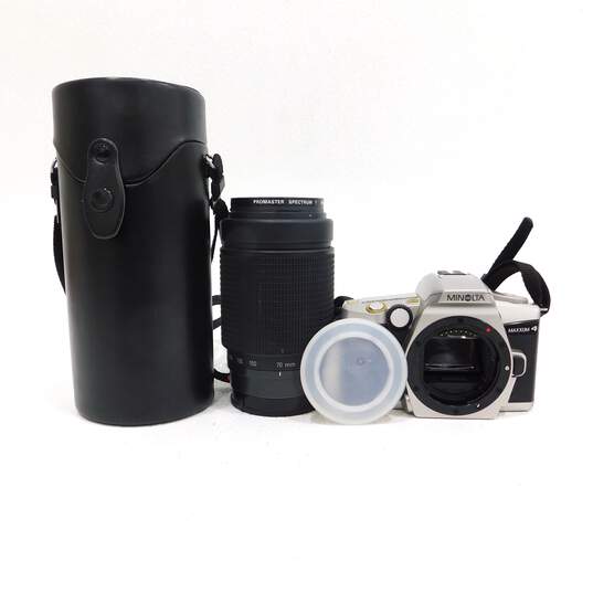 Minolta Maxxum 4 SLR 35mm Film Camera W/ Lens image number 1