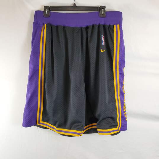 Nike Team Sports Lakers Men Black Shorts XL image number 1