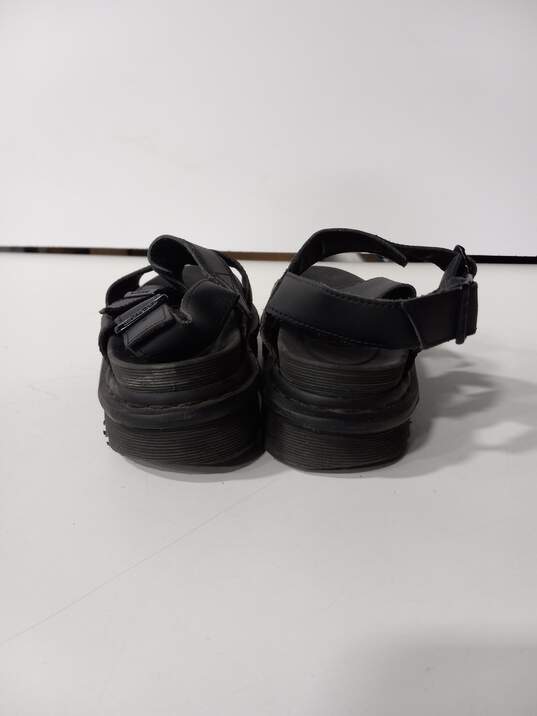 Dr Martens SoftWair Black Gladiator Style Sandals Size 6 image number 4