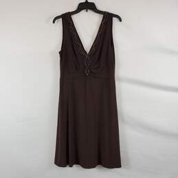 Adrianna Papell Women's Brown Mini Dress SZ 12P