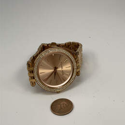 Designer Michael Kors Darci MK3192 Gold-Tone Rhinestone Analog Wristwatch alternative image