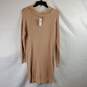 Anthropologie Women Brown Sweater Midi Dress Sz M NWT image number 1