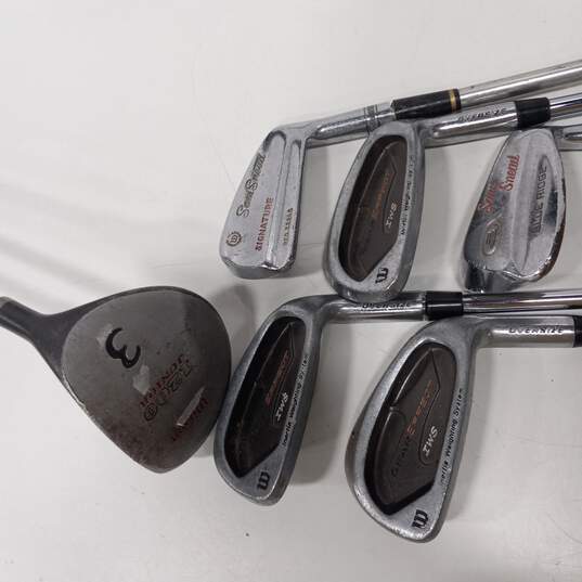 Bundle of Six Assorted Wilson Golf Clubs image number 3