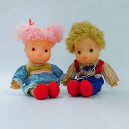 2 Vintage Komfy Kids Dolls Boy & Girl