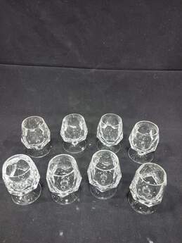 Set of 8 Crystal Brandy Glasses