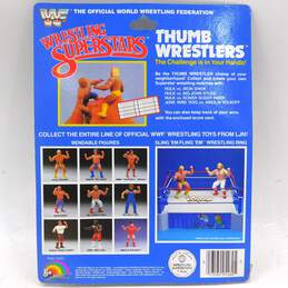 1985 Vintage WWF Wrestling Superstars JUNK VS NIKOLAI Thumb Wrestlers Sealed alternative image